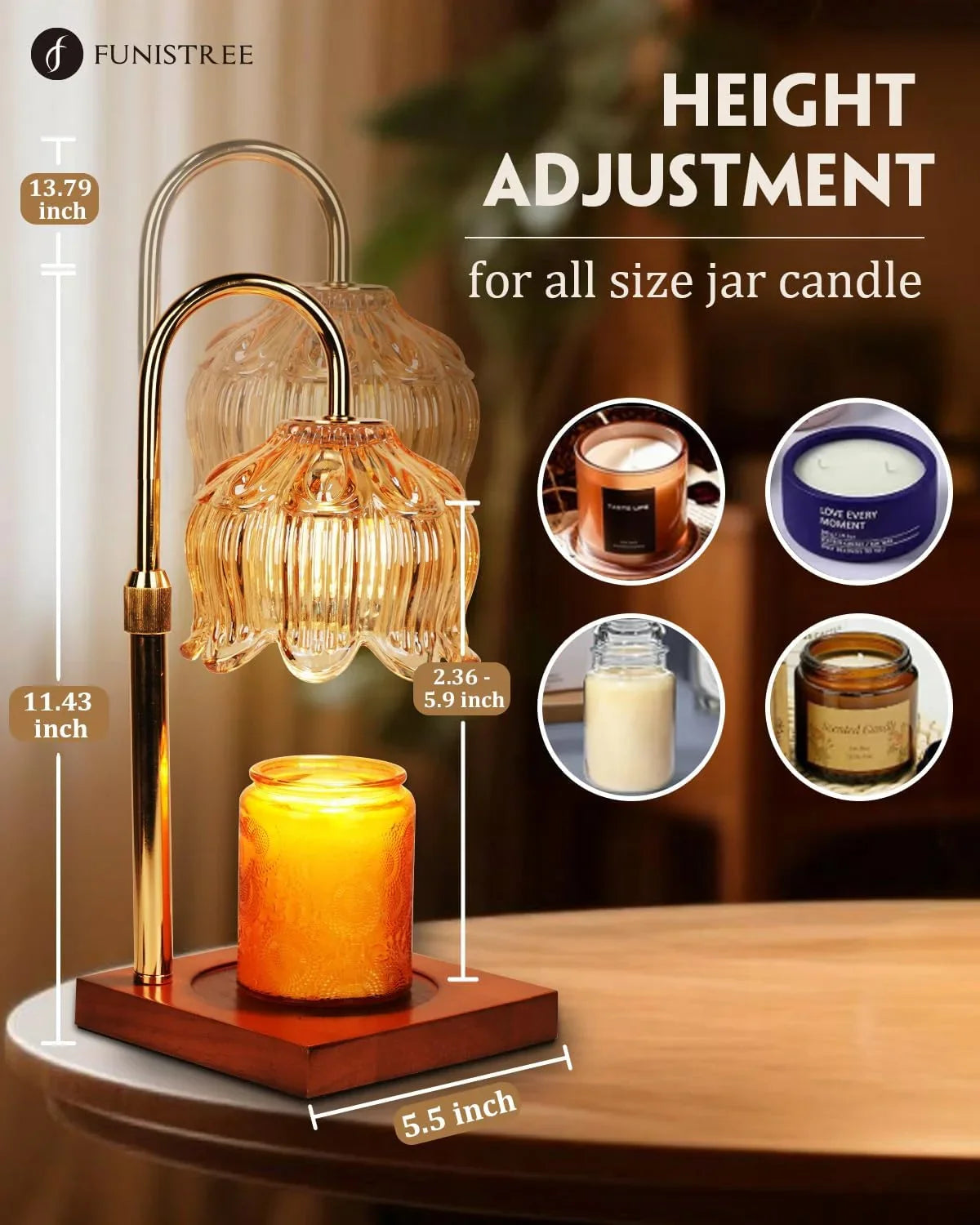 Charming Flower Lamp Warmer