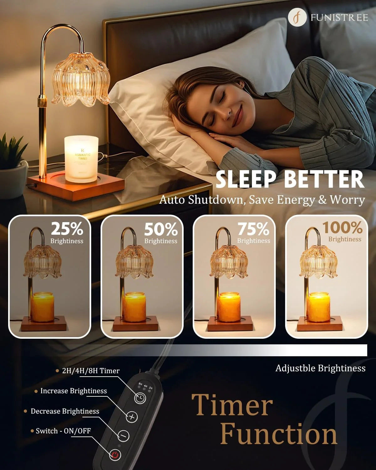 Charming Flower Lamp Warmer